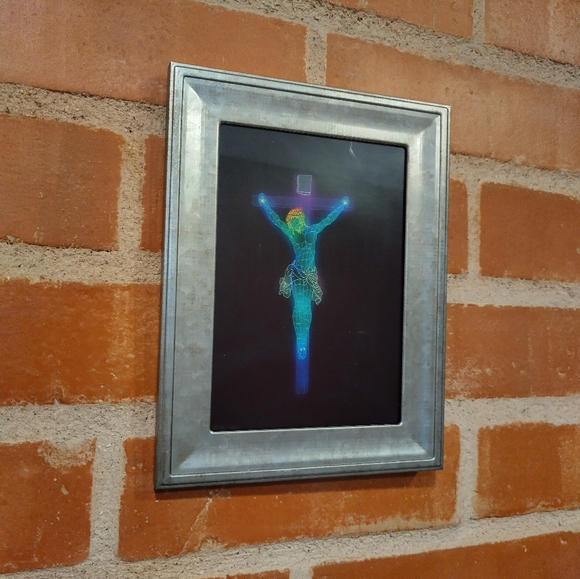Artisan Other - Neon Jesus crucifixion By Neon Nicho